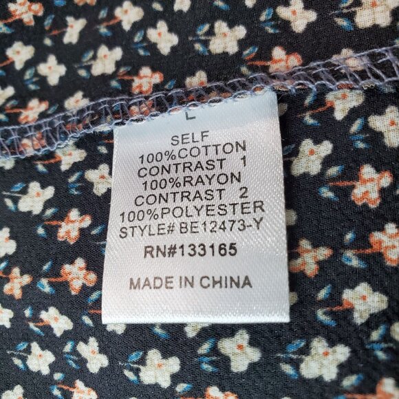 Altard State Womens Tunic Dress L Tiered Block Boho Patchwork Print Mix $60 New - Picture 13 of 16